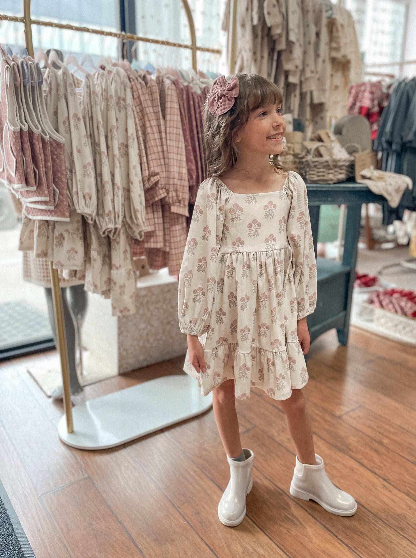 Fox Glove Flower Child Dress