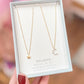 Mama & Me Moon and Star Necklace Set