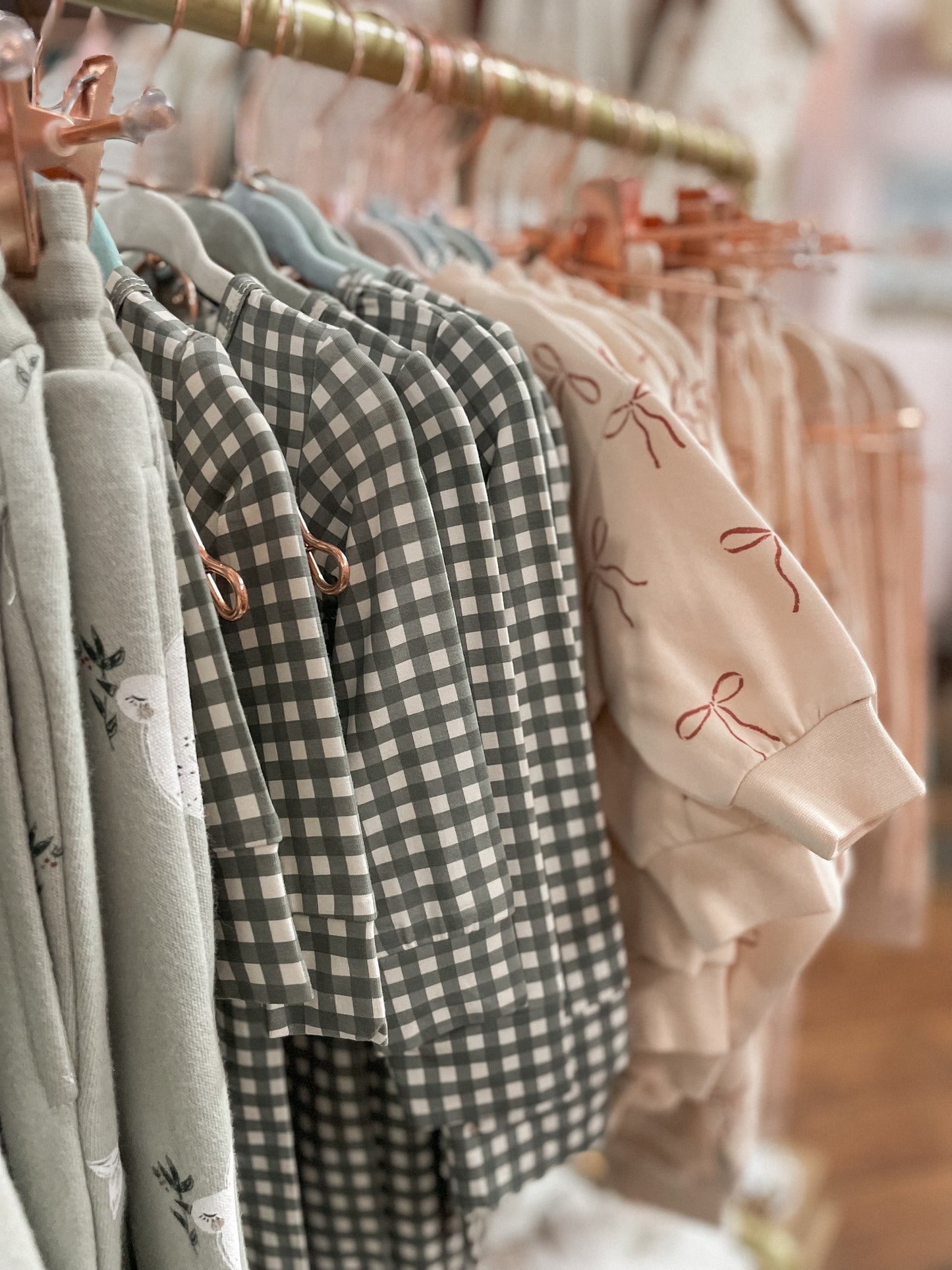 Bamboo Pajama Set - Forest Check