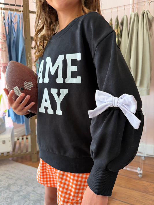 Game Day Crewneck- Black