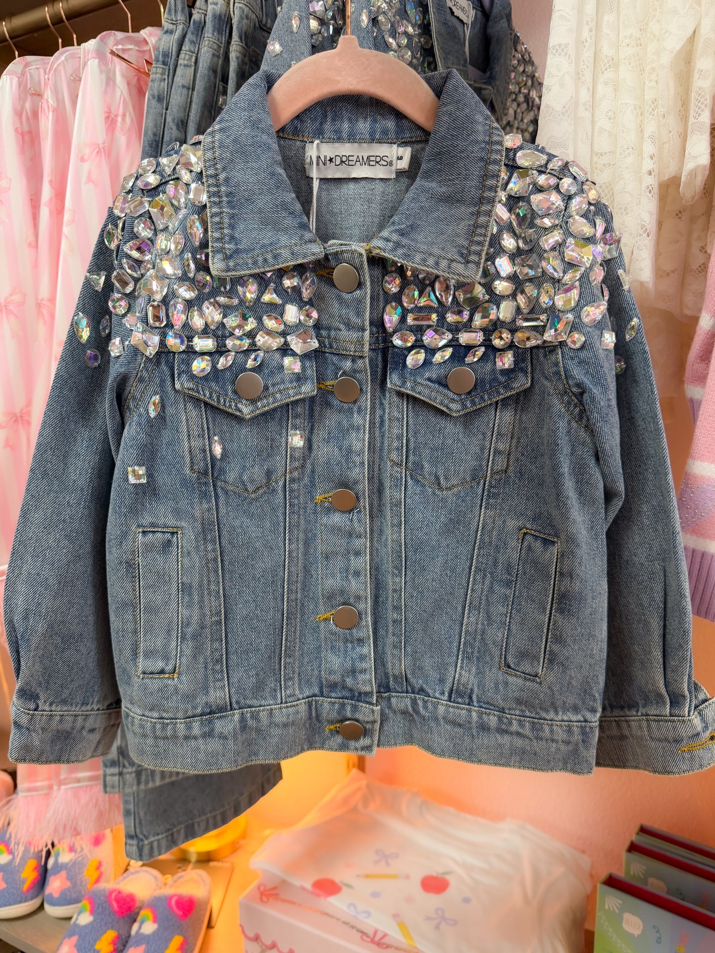 Hazel Gemstone Jean Jacket