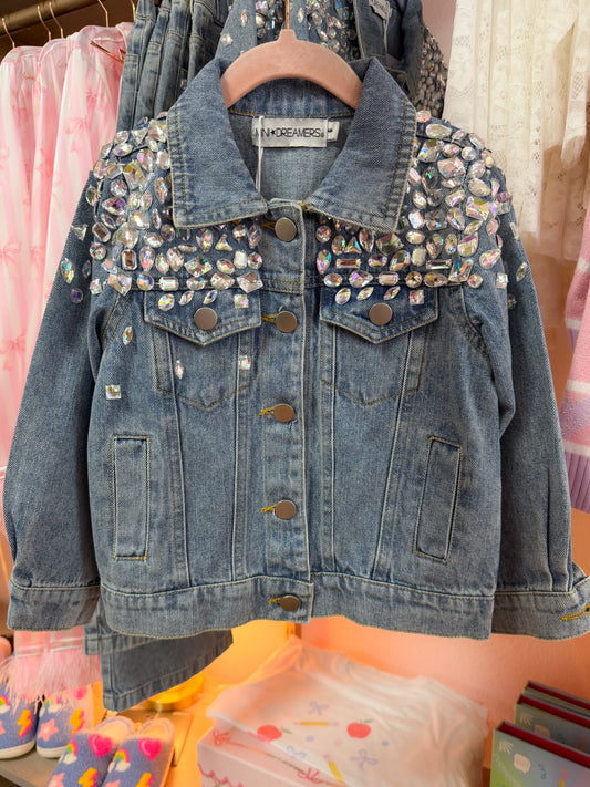 Hazel Gemstone Jean Jacket
