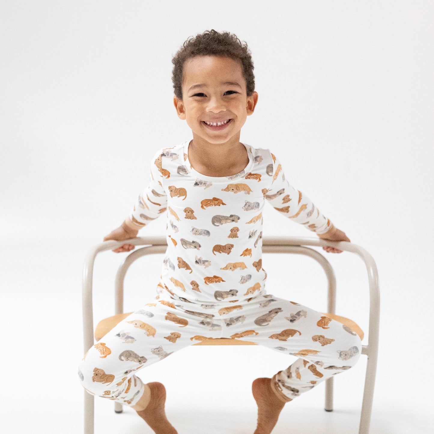 Napping Puppies - L/S Loungewear Set
