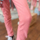 Flamingo Pink Cozy Leggings