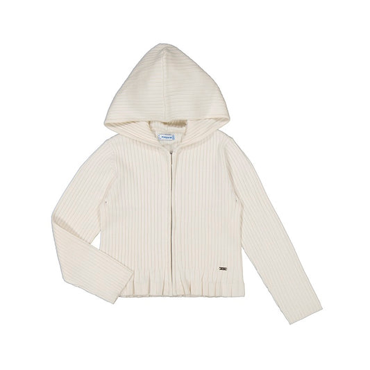 Cream Zip-Up Jacket
