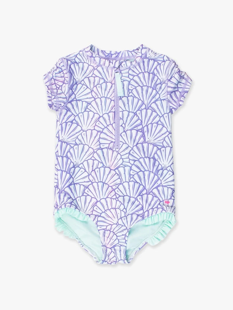Magical Mermaid Short Sleeve Rashguard One Piece