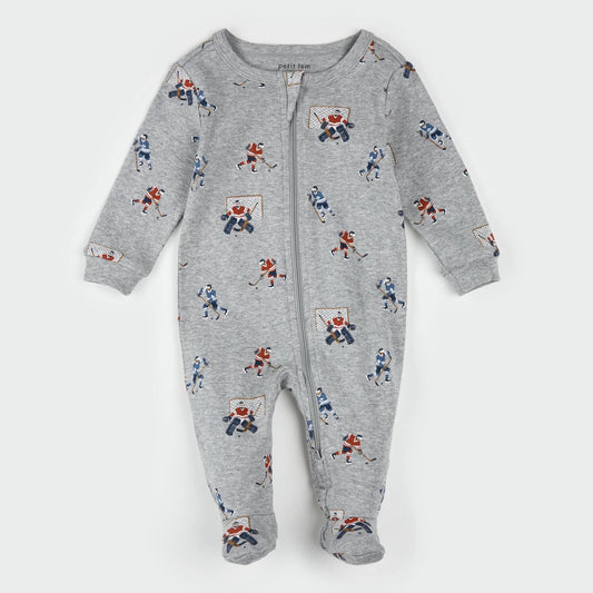 Hockey Player Sleeper Footie