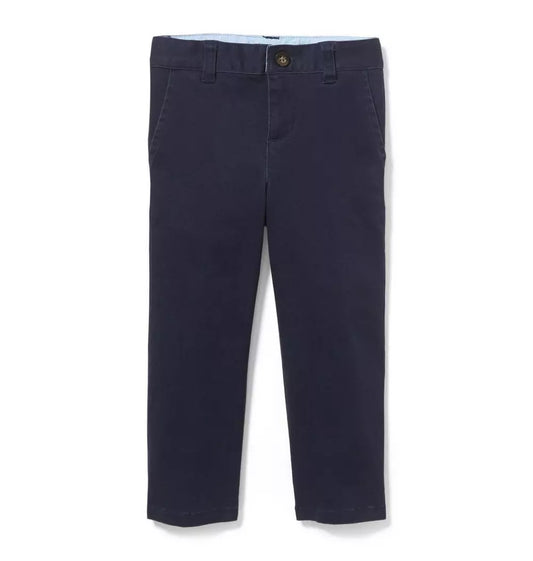 Navy Stretch Twill Pant