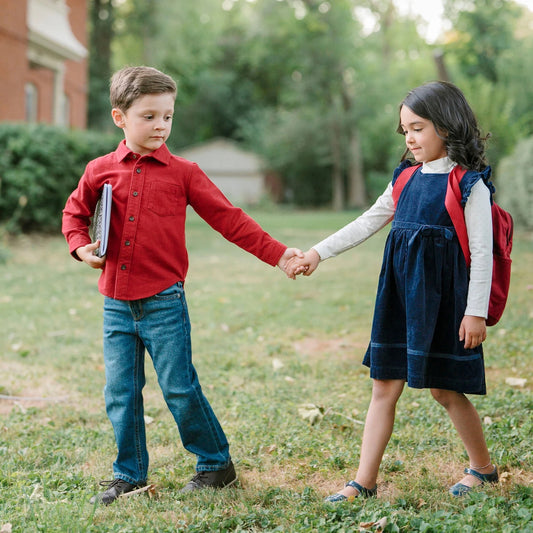 Organic Flannel Dark Red Shirt
