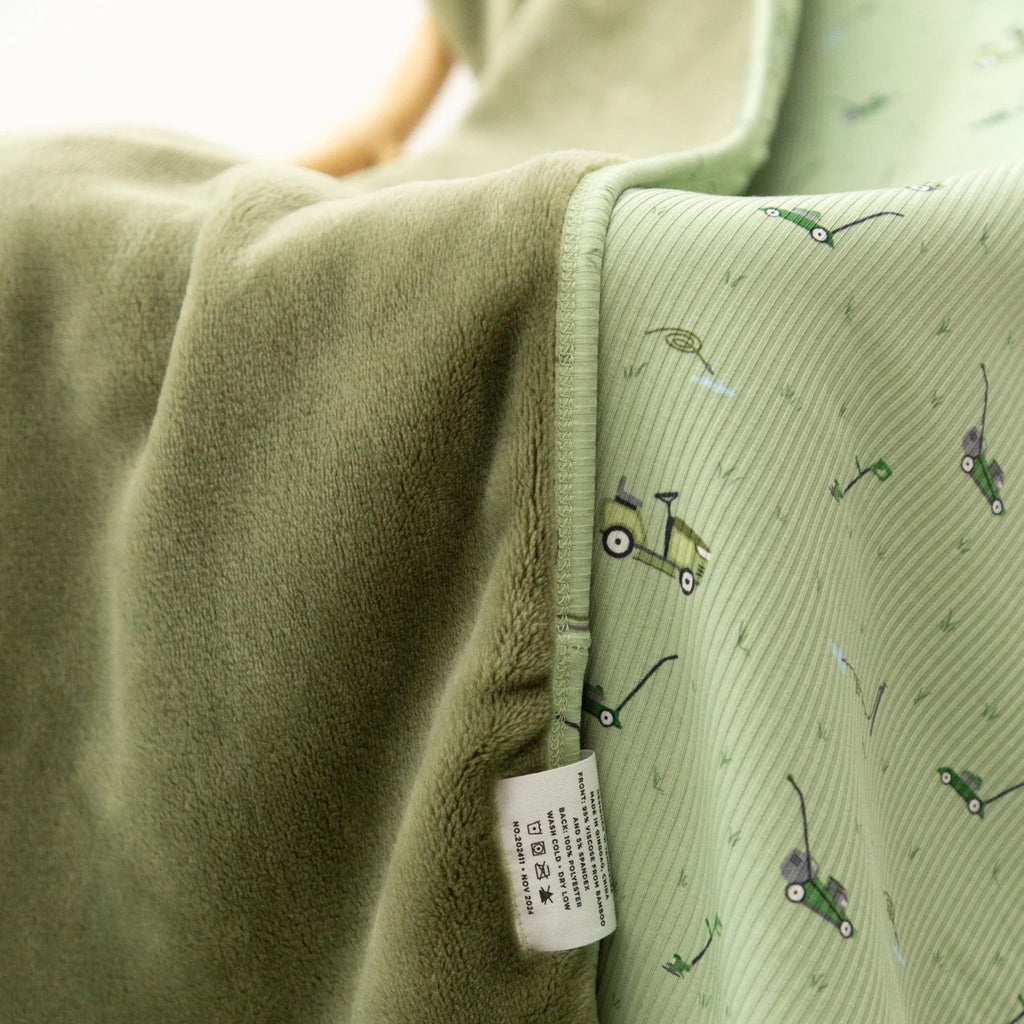 Lawn Mowers - Ribbed Toddler Blanket