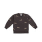 Organic Cotton Peyton Sweatshirt - Pilot Planes Bistre