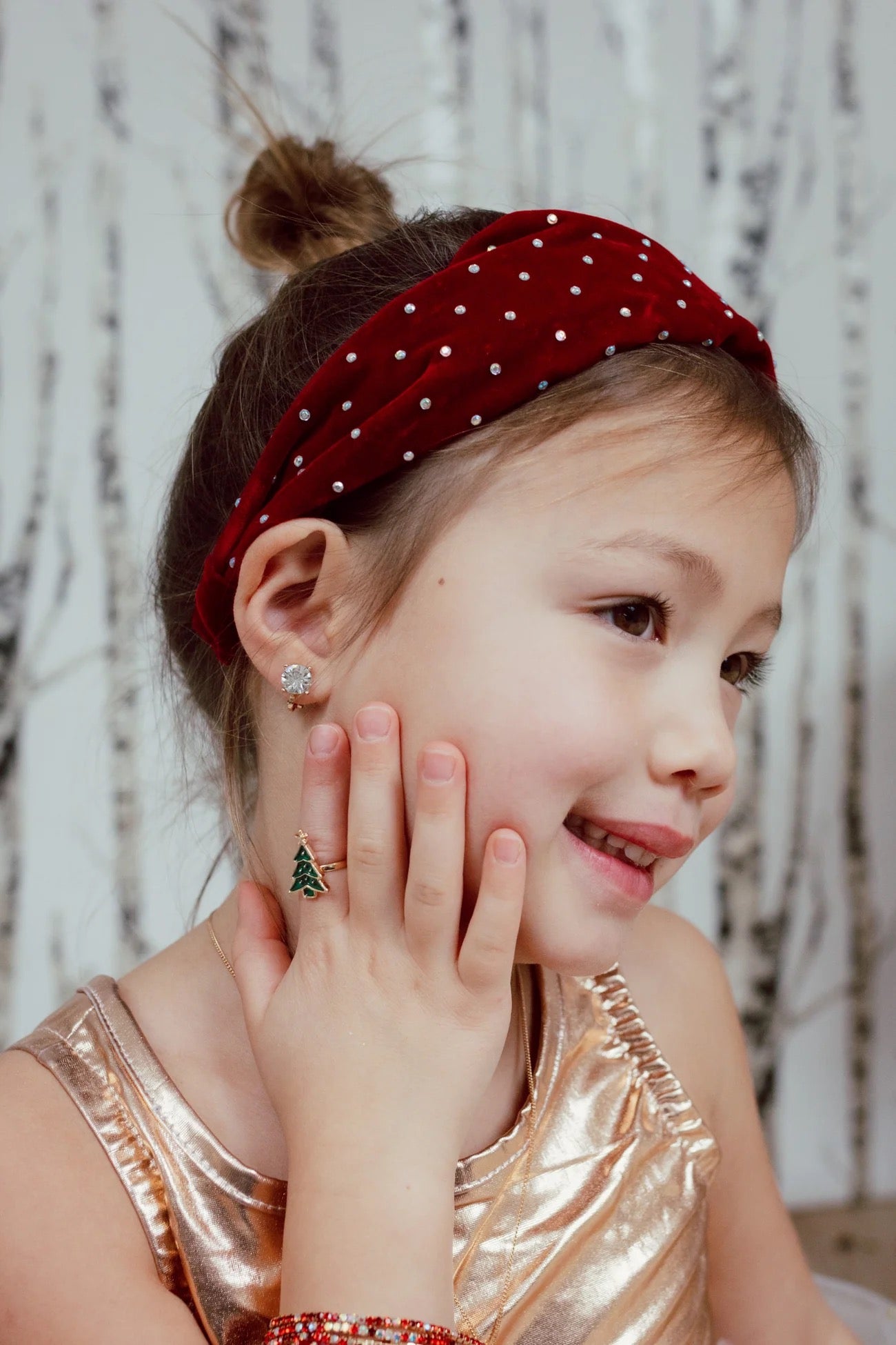 All Aglow Holiday Rings Two-Piece Set