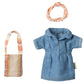 Denim Dress and Bag, Mum Mouse