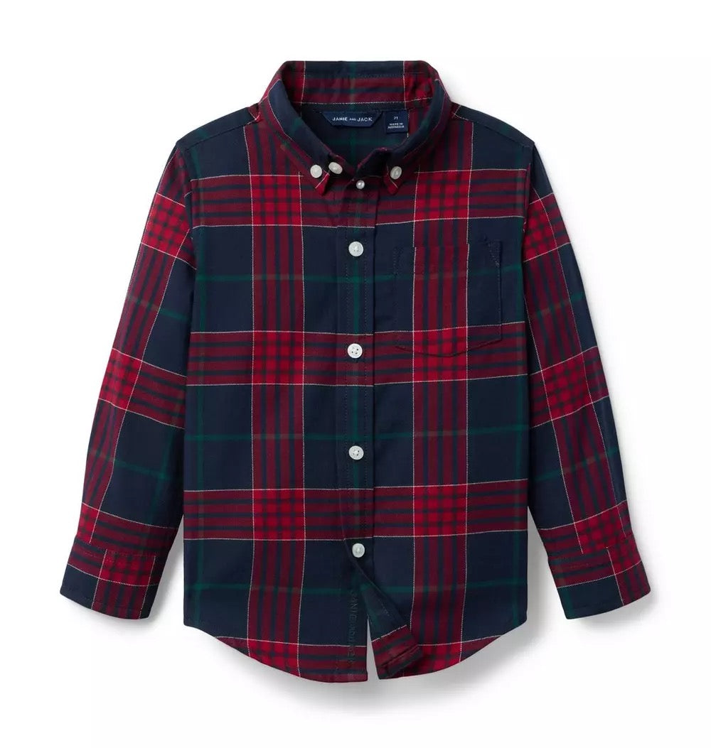 Tartan Poplin Shirt