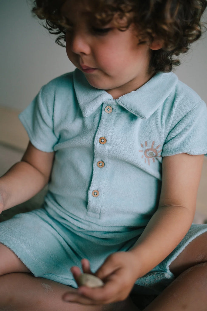Gilian - Terry Waterfall Romper