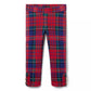 Tartan Button Cuff Pant