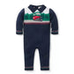 Baby Train Collared One-Piece