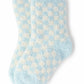 Blue Checker Cozy Socks