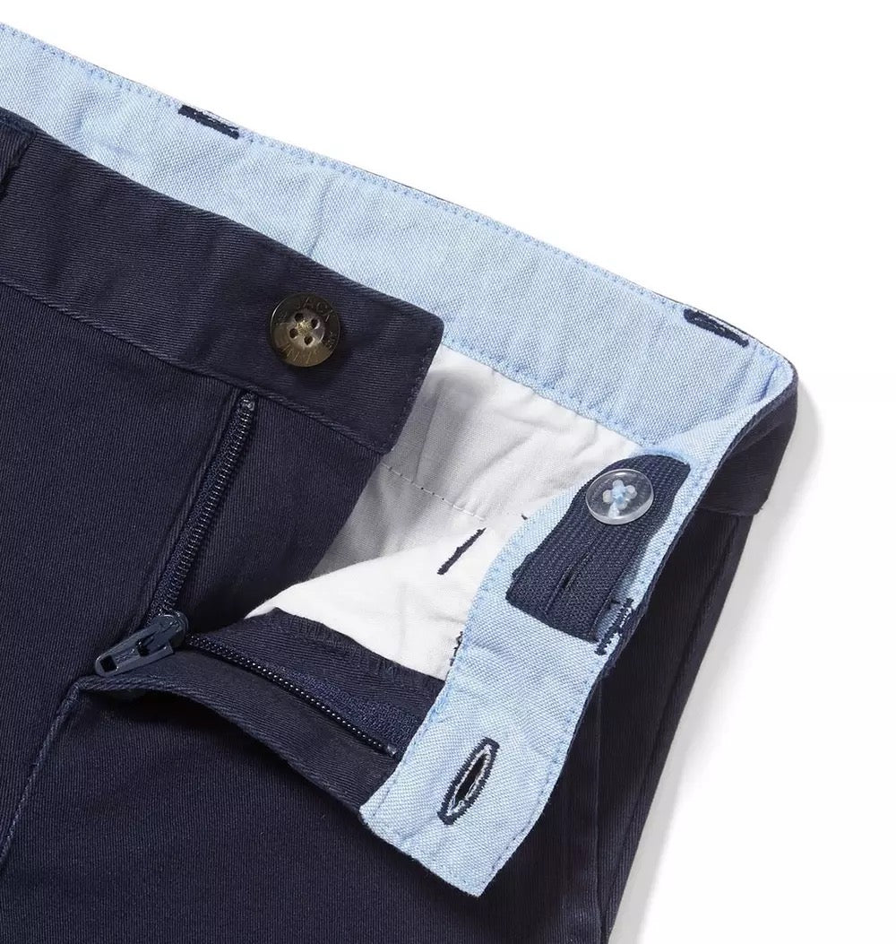 Navy Stretch Twill Pant