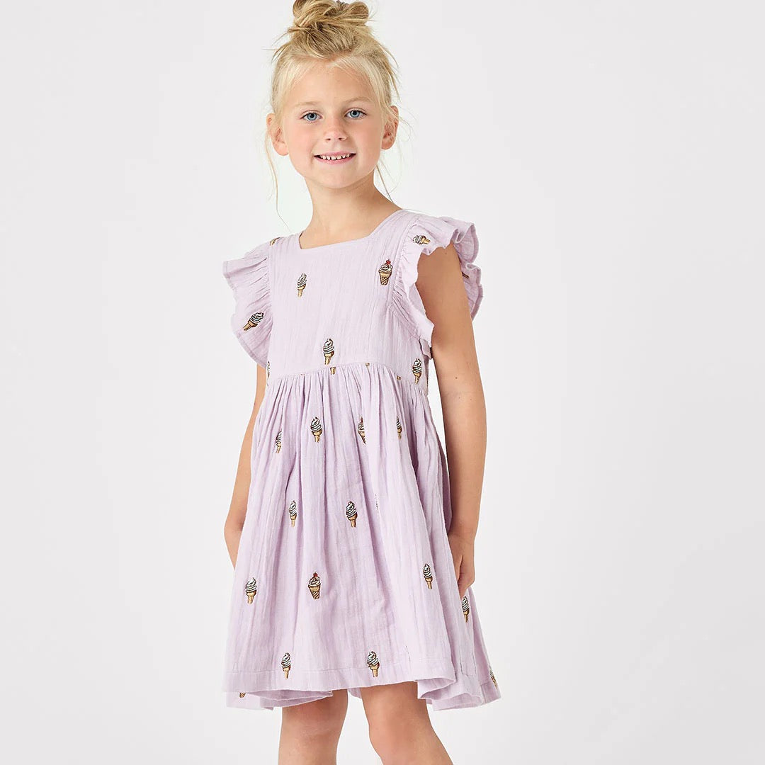 Elsie Dress - Lavender Soft Serve