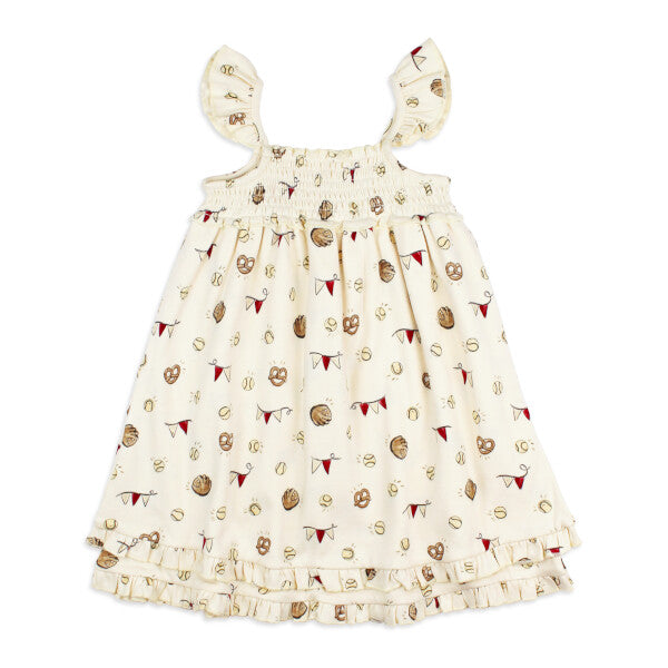 Organic Girl's Dress- Game Day