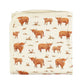 Highland Cow Organic Blanket