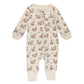Blush Boots Organic Footless Zipper Romper
