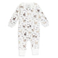Llama Organic Footless Zipper Romper