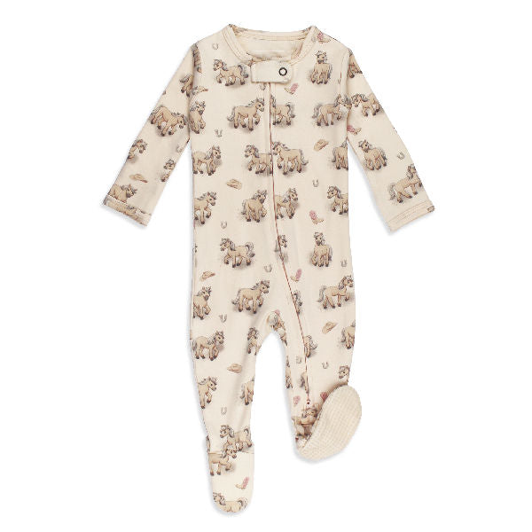 Blush Boots Organic Footie