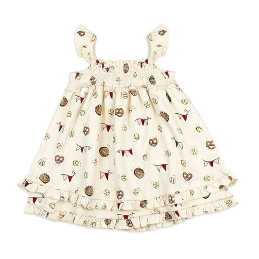 Organic Baby Dress- Game Day