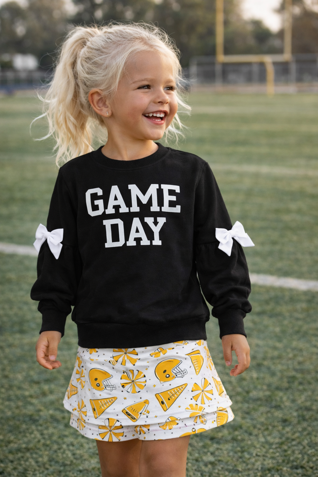 Game Day Crewneck- Black