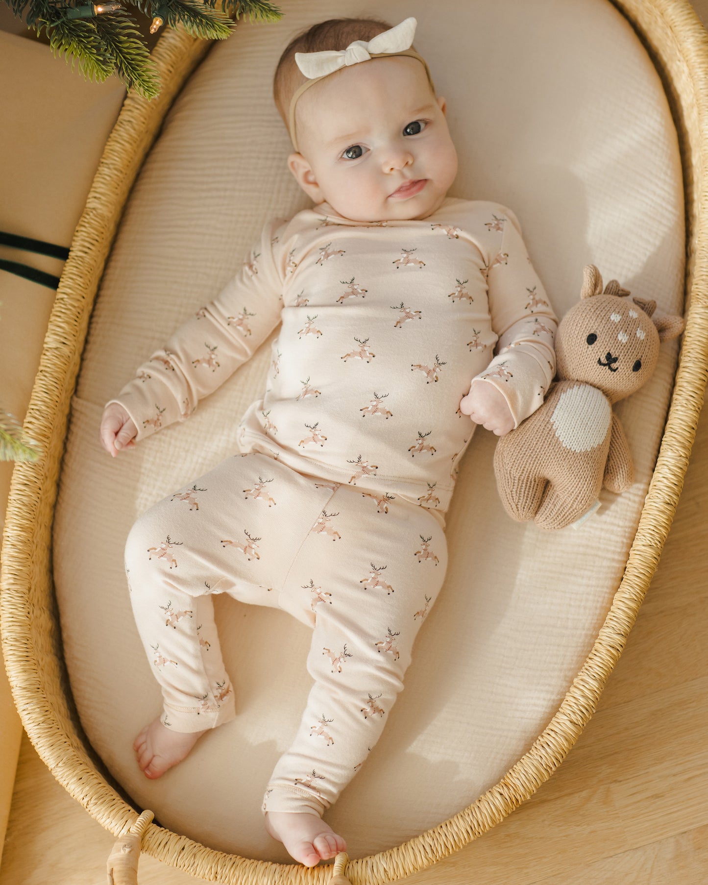 Bamboo Pajama Set - Reindeer