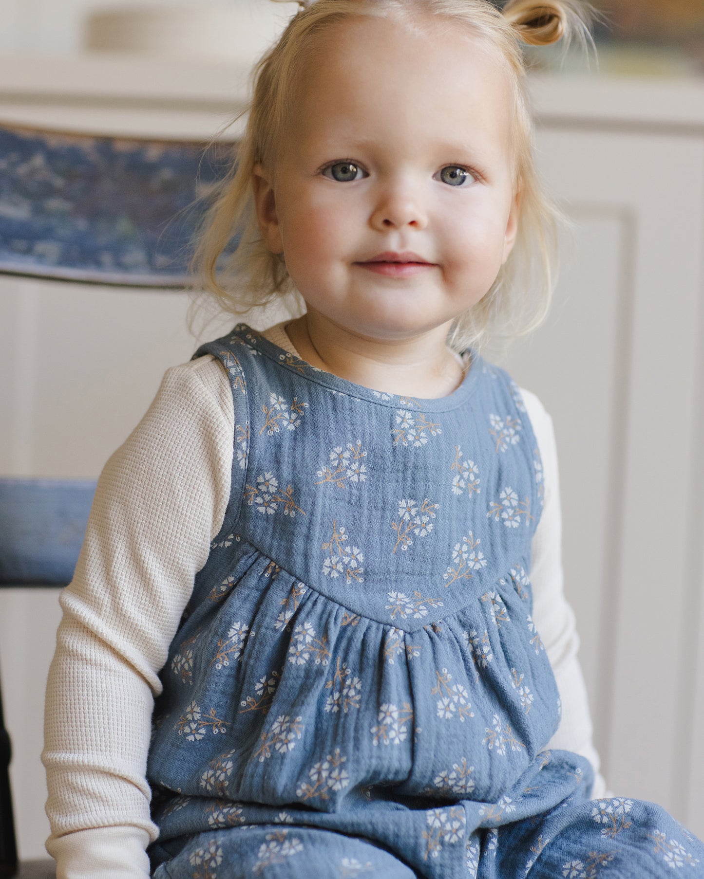 Maisie Romper - Blue Floral