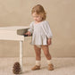 Lainey Romper- Cloud Stripe