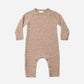 Cozy Heather Knit Jumpsuit: Heathered Almond
