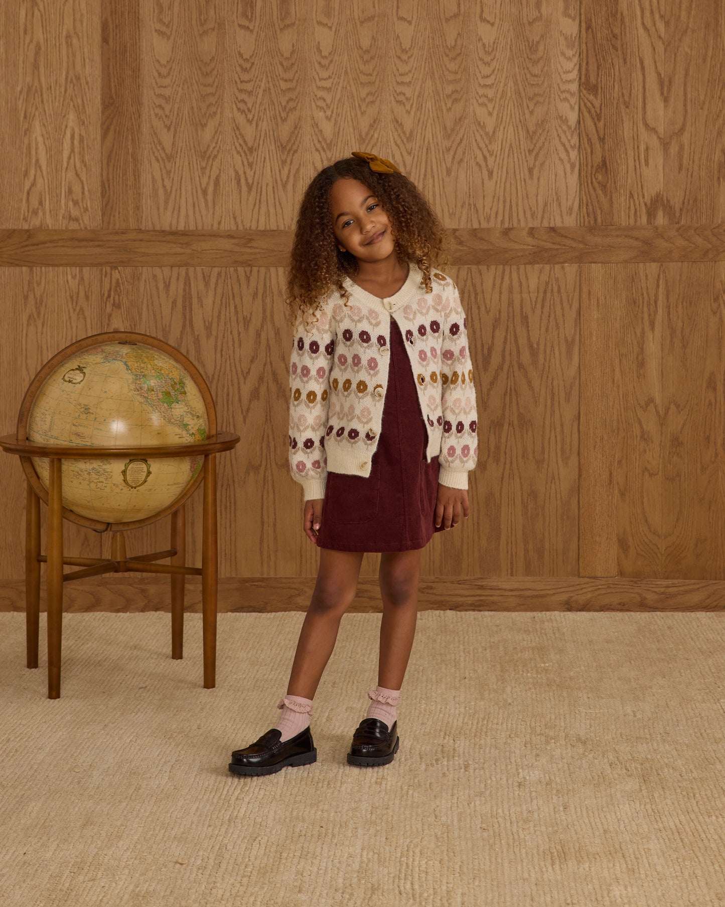 Cheyenne Cardigan - Floral Jacquard