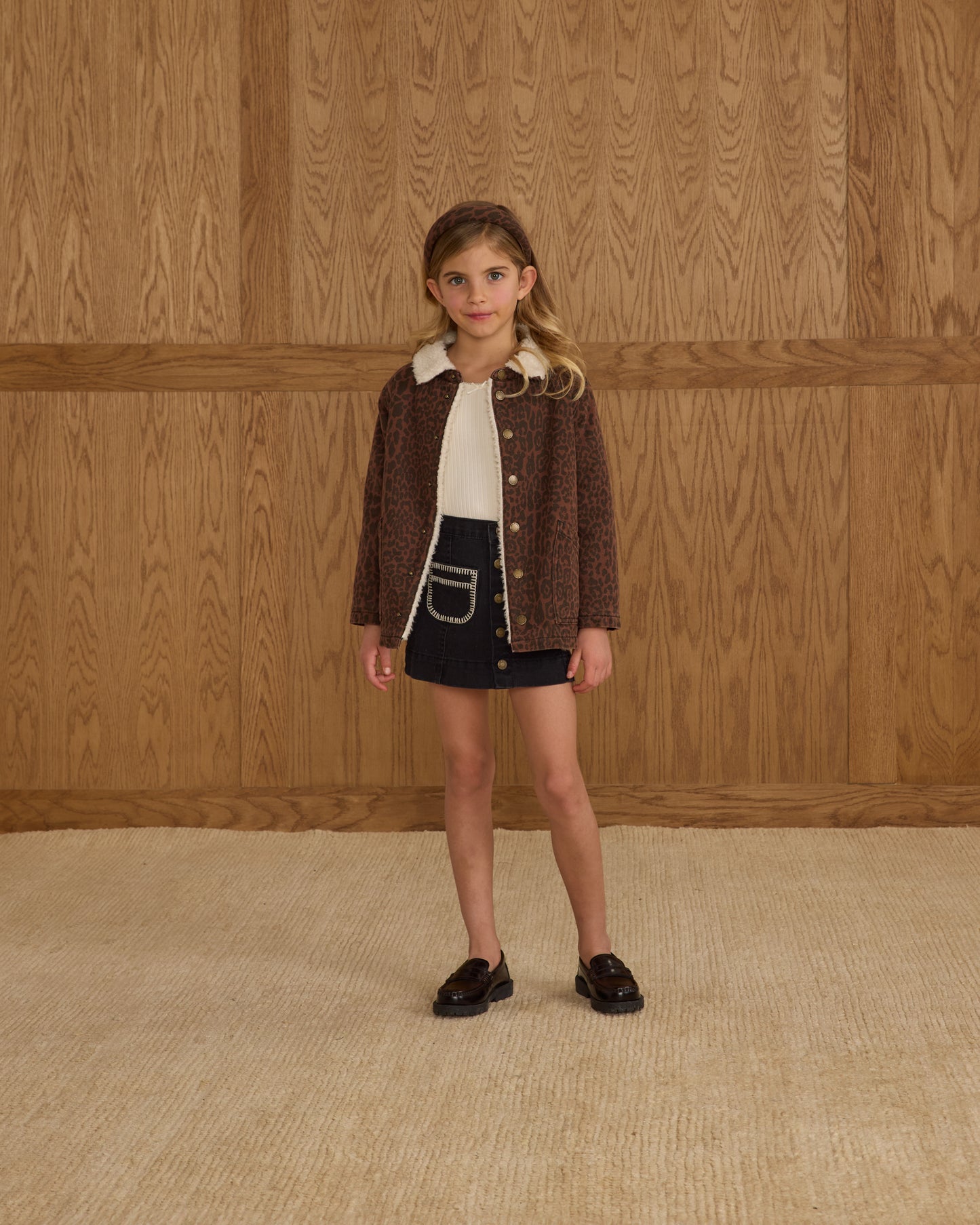 Long Chore Coat - Leopard