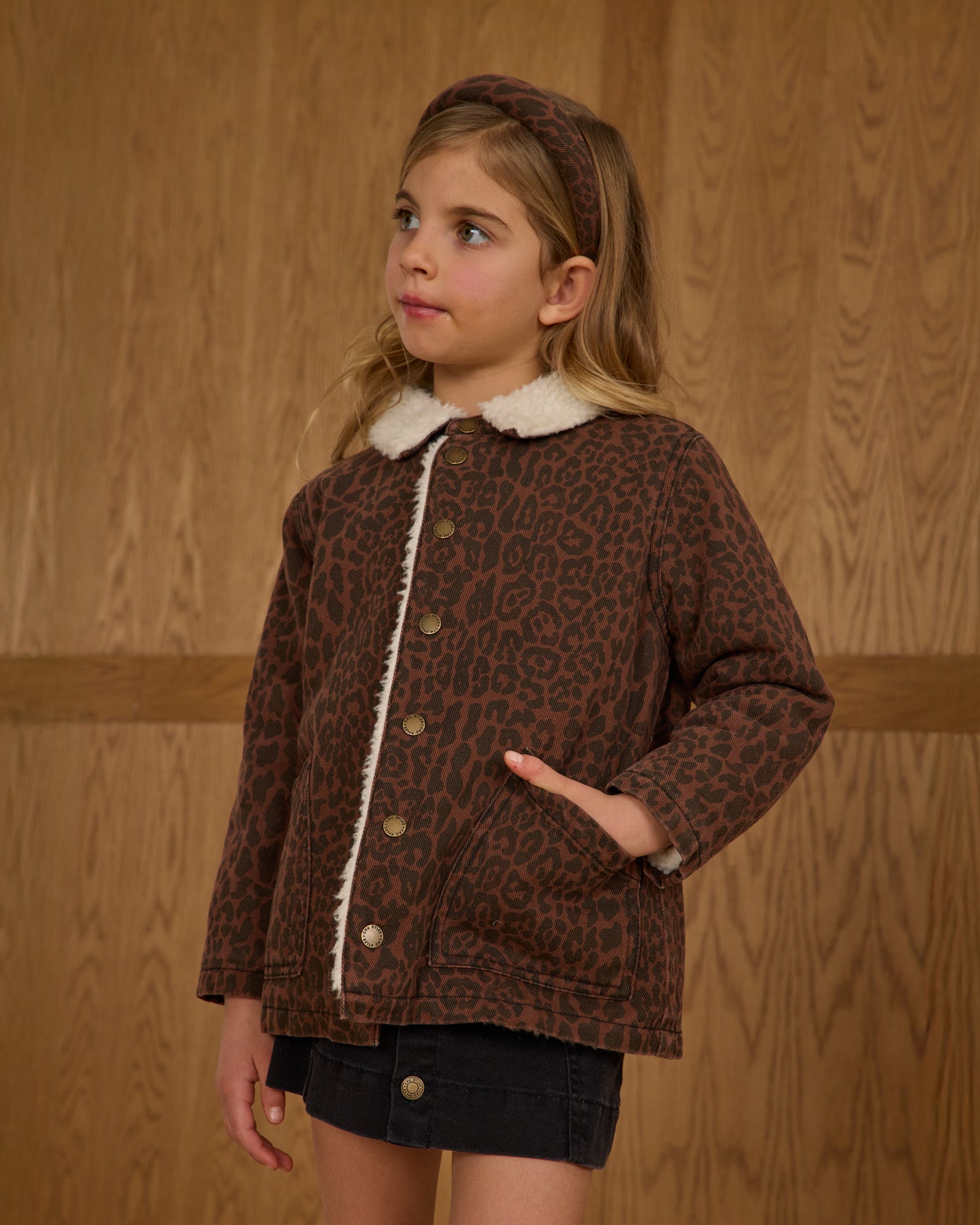 Long Chore Coat - Leopard