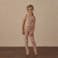 Ribbed Basic Tee Pink Leopard