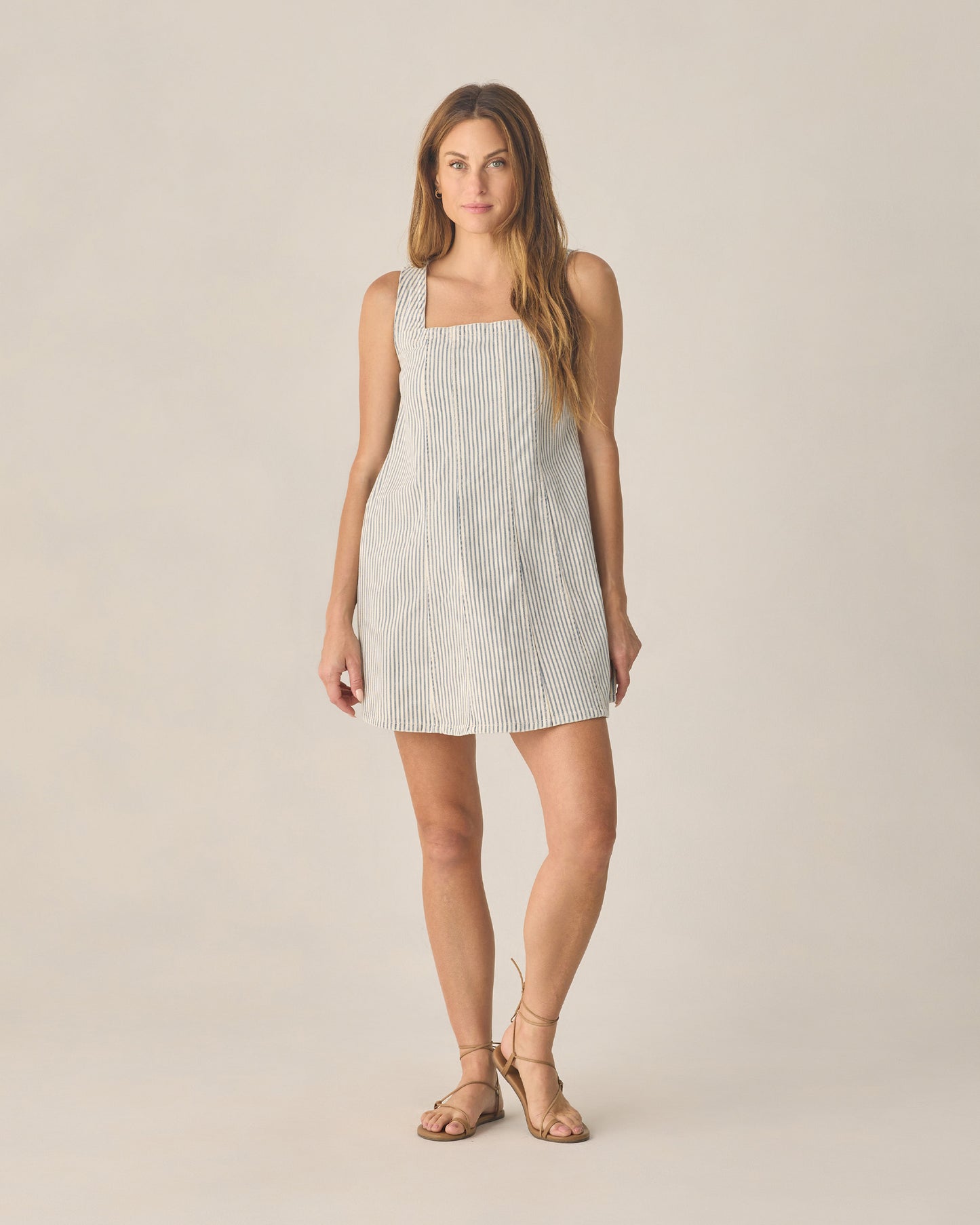 Women's Maeve Mini Dress - Railroad Stripe