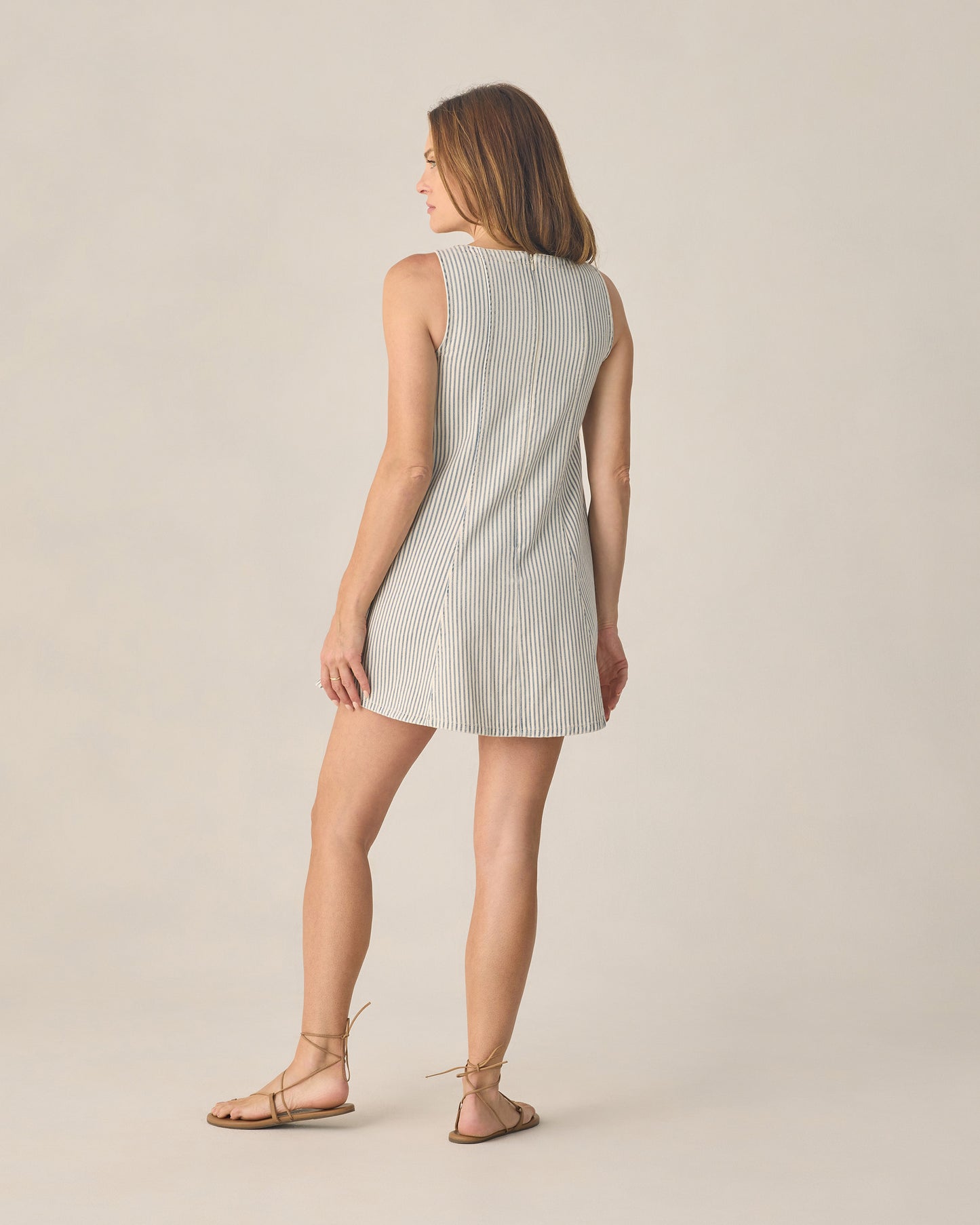 Women's Maeve Mini Dress - Railroad Stripe