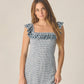 Women's Bianca Dress - Marine Gingham