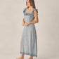 Women's Bianca Dress - Marine Gingham