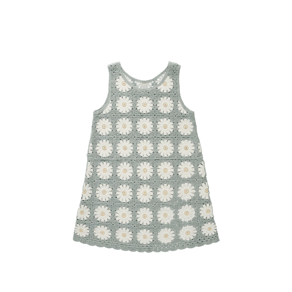 Crochet Tank Mini Dress - Daisy