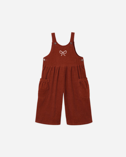 Wide Leg Overall- Ruby