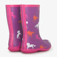 Leaping Horses Packable Rain Boots