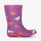 Leaping Horses Packable Rain Boots