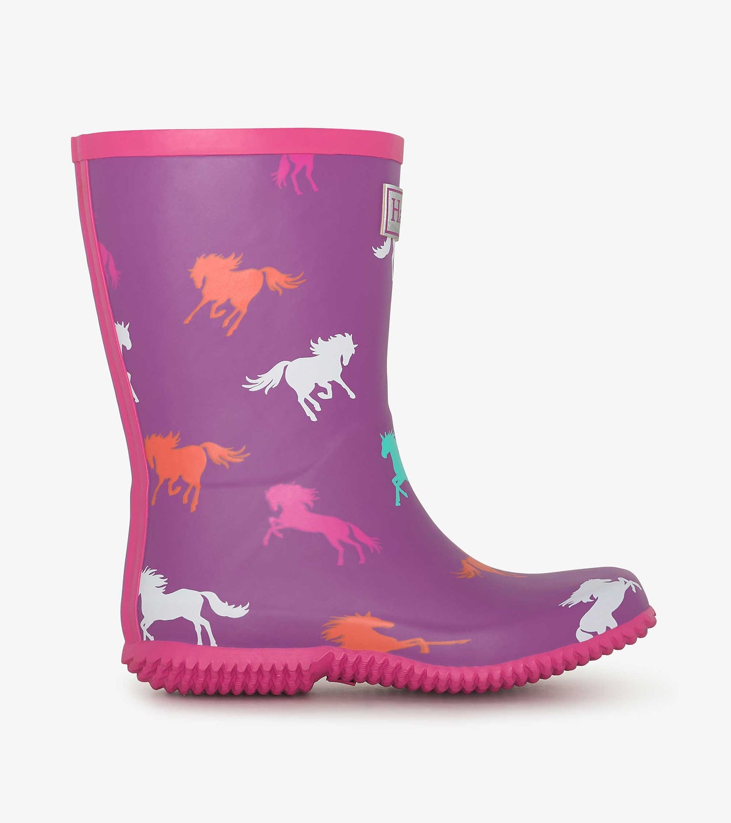 Leaping Horses Packable Rain Boots