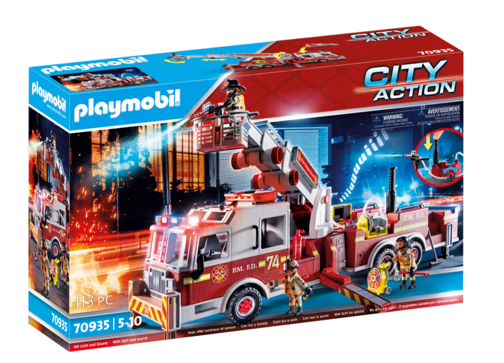 Fire Engine with Tower Ladder