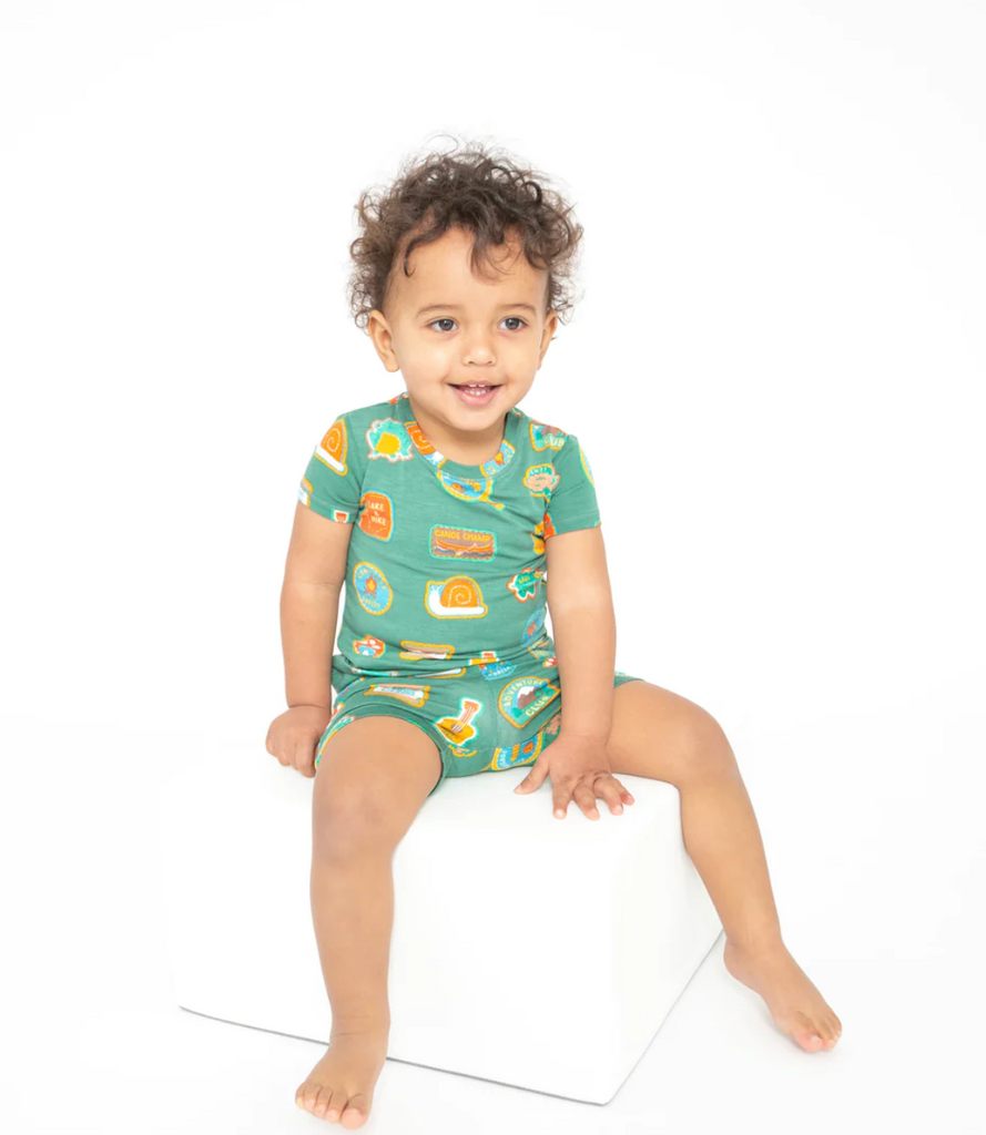 Camp Patches Shorts Loungewear Set